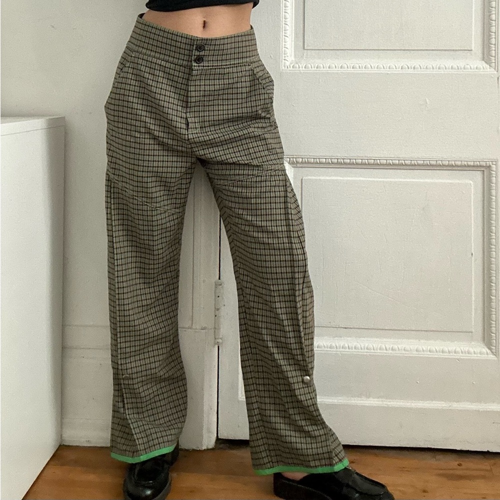 Green Celina Trousers